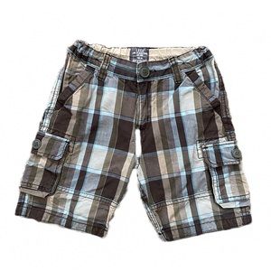 3 for $15 😎 Boys Plaid Cargo Style Dress Shorts Sz 2T/3T (EUR 92), 100% Cotton